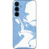 Marbleized Blue Galaxy A55 5G Skin